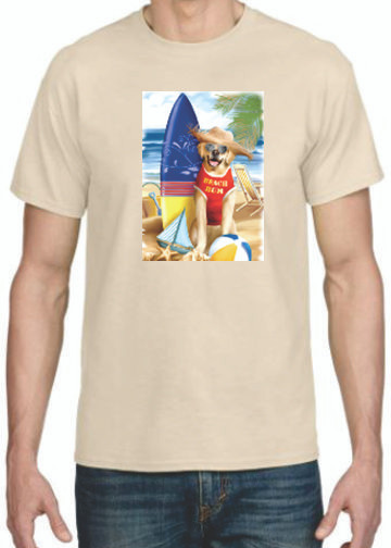 SURF DOG BEACH BUM T-SHIRT