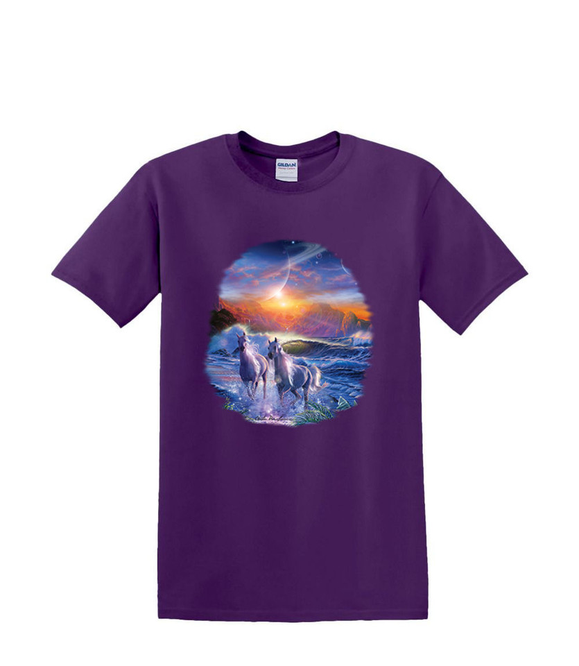 COSMIC SERINITY HORSES  T-SHIRT
