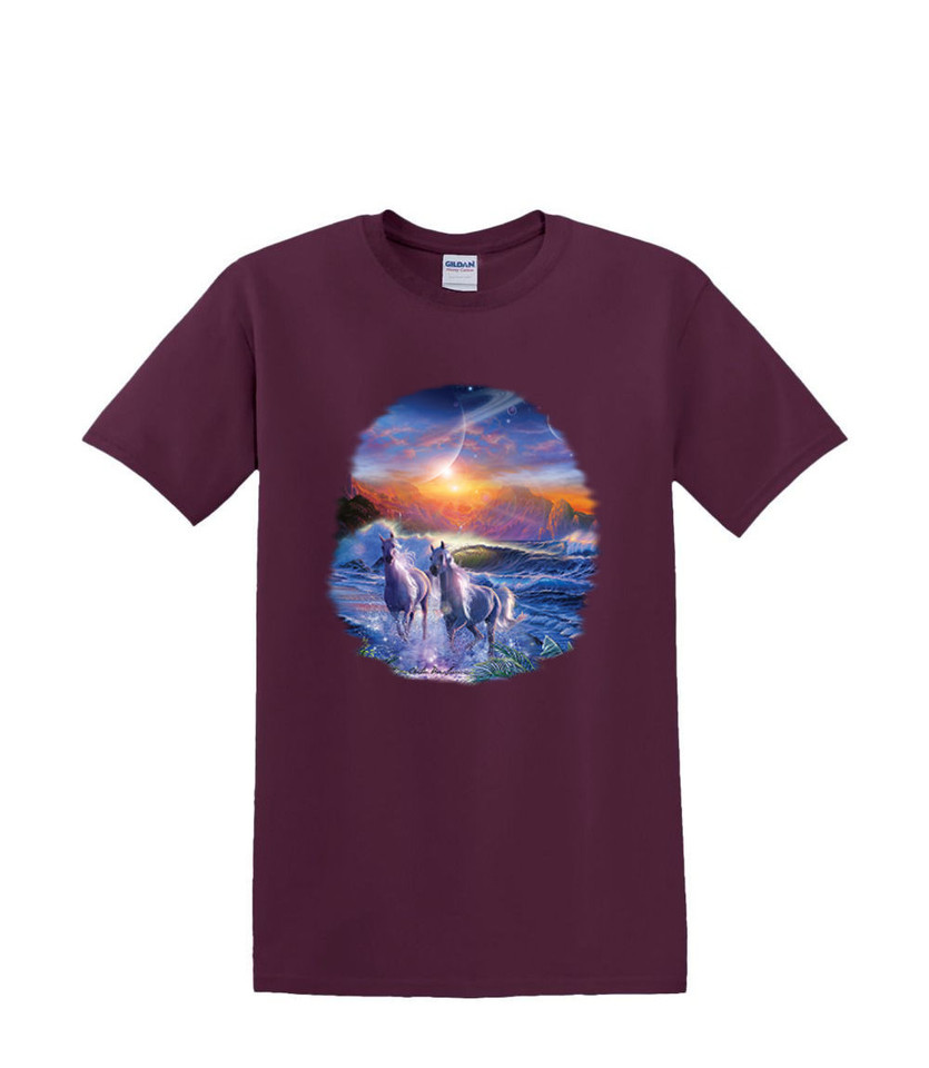 COSMIC SERINITY HORSES  T-SHIRT
