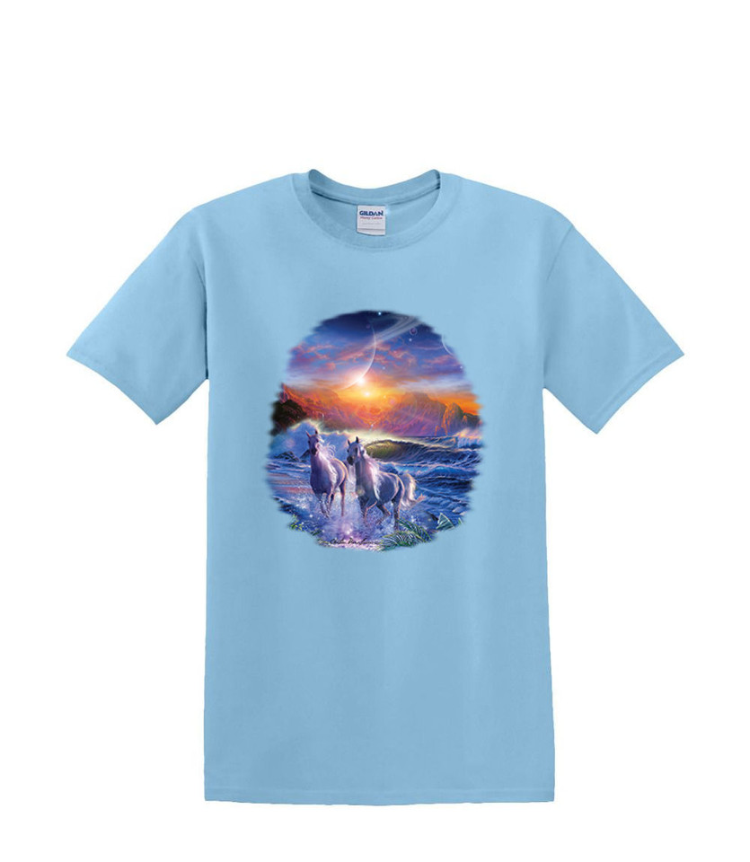 COSMIC SERINITY HORSES  T-SHIRT