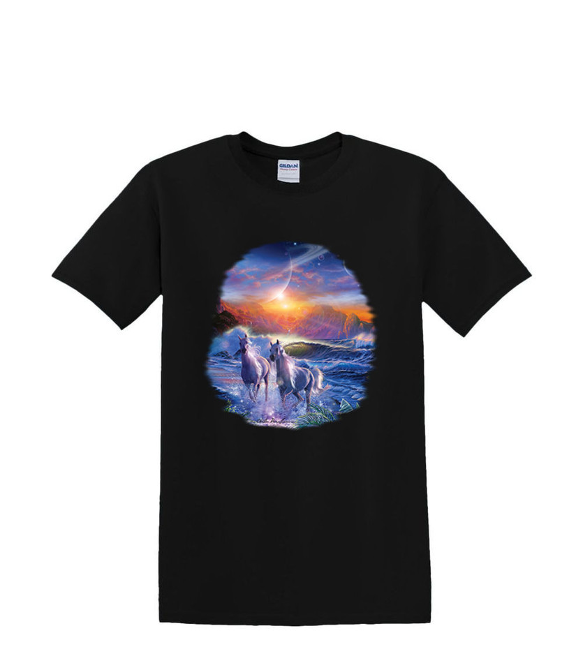 COSMIC SERINITY HORSES  T-SHIRT