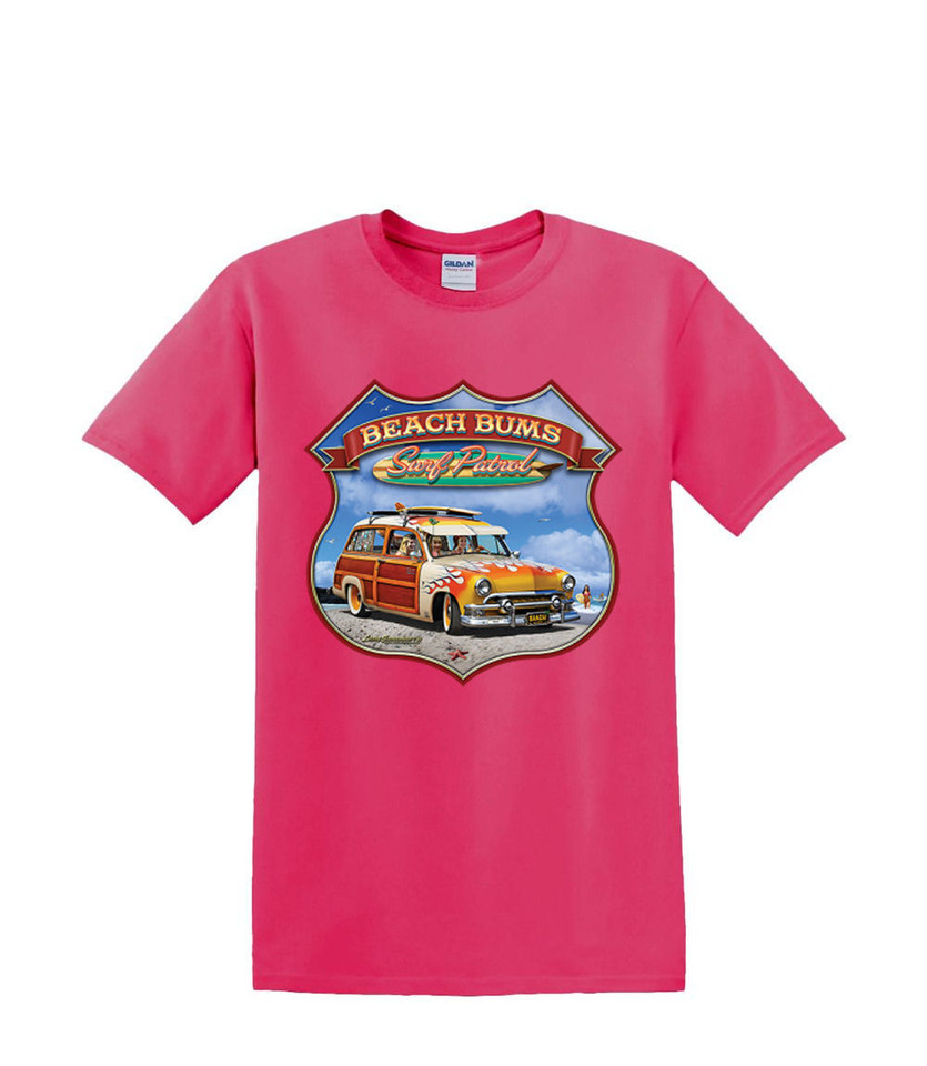 BEACH BUM WOODIE T-SHIRT
