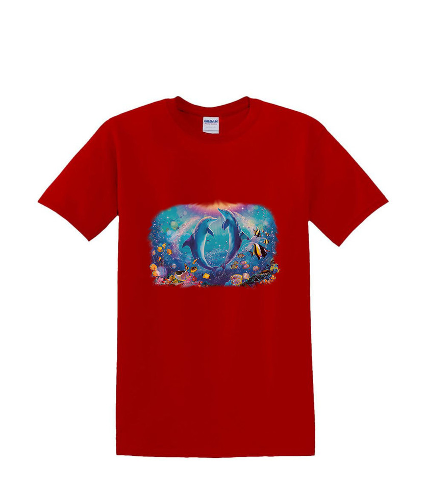 DOLPHIN UNDERSEA PAS DE DUEX   T-SHIRT