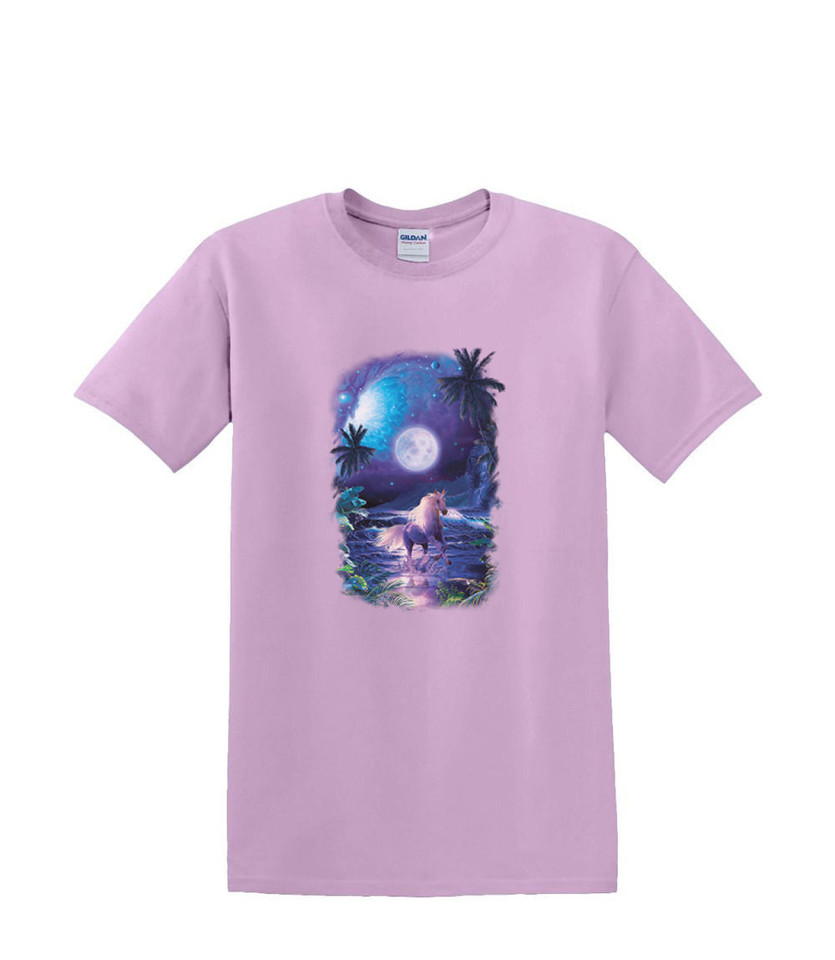 UNICORN MONOCEROS BEACH MOON T-SHIRT