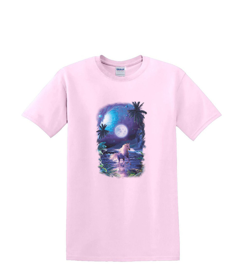 UNICORN MONOCEROS BEACH MOON T-SHIRT