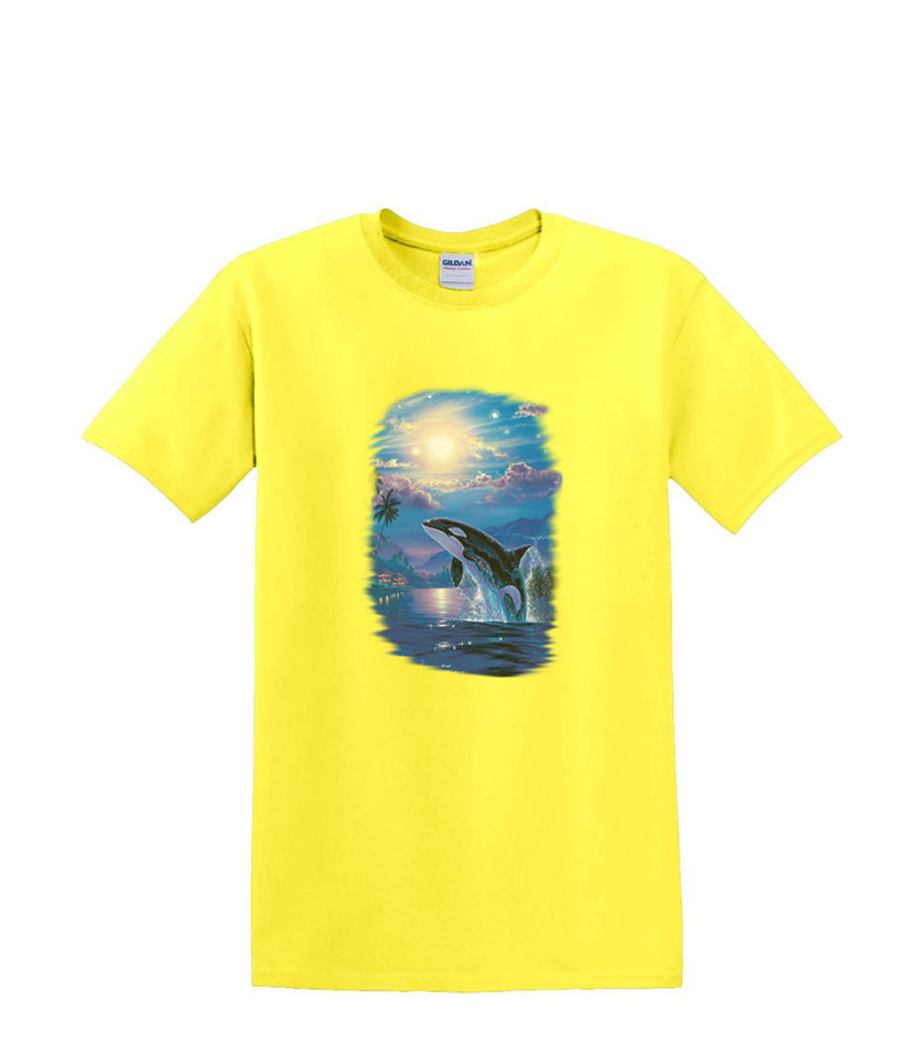 JOYFUL ORCA WHALE T-SHIRT