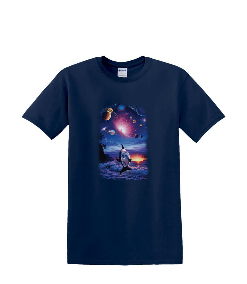 DOLPHIN ETERNITY COSMOS T-SHIRT