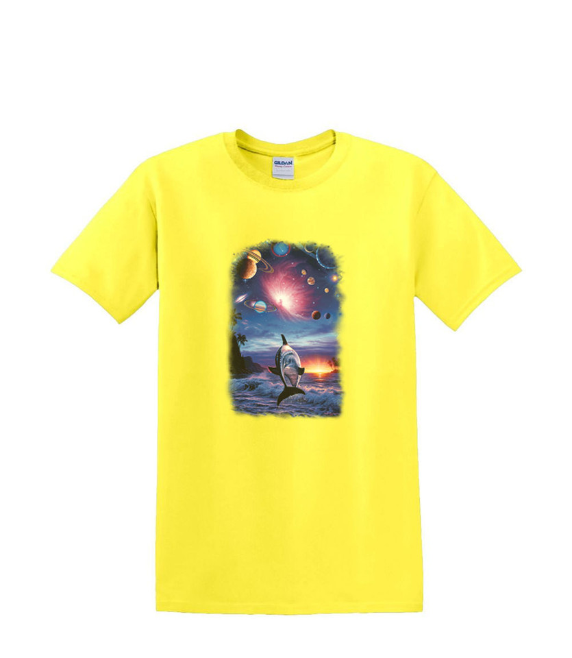 DOLPHIN ETERNITY COSMOS T-SHIRT