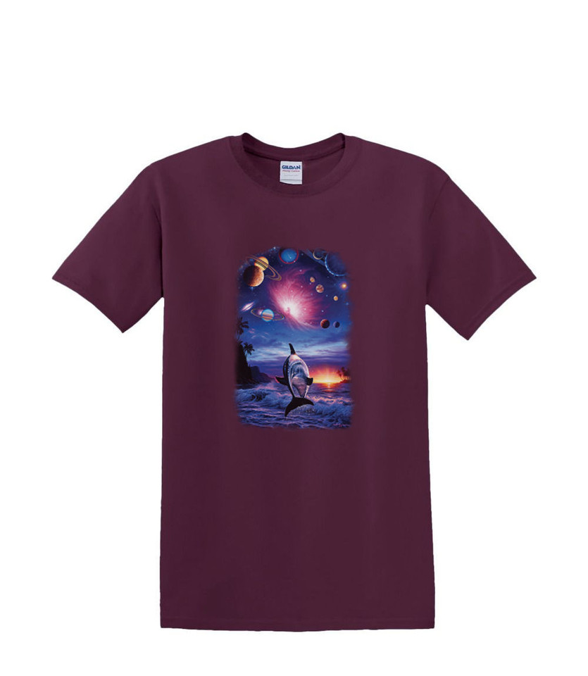 DOLPHIN ETERNITY COSMOS T-SHIRT