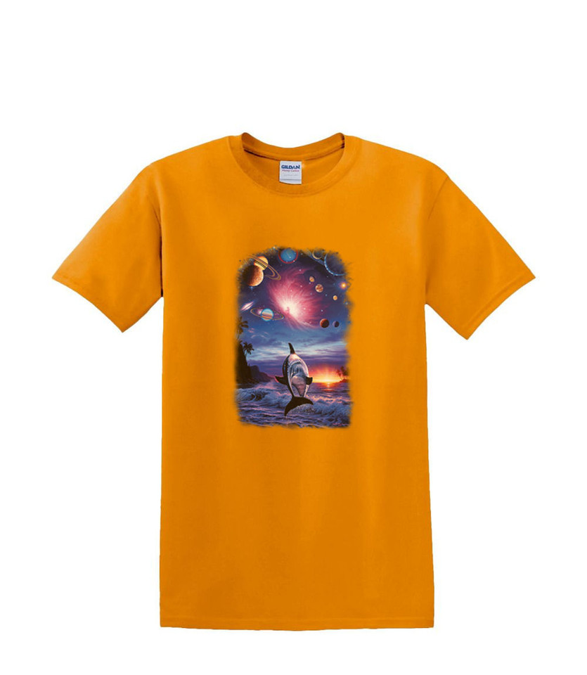 DOLPHIN ETERNITY COSMOS T-SHIRT