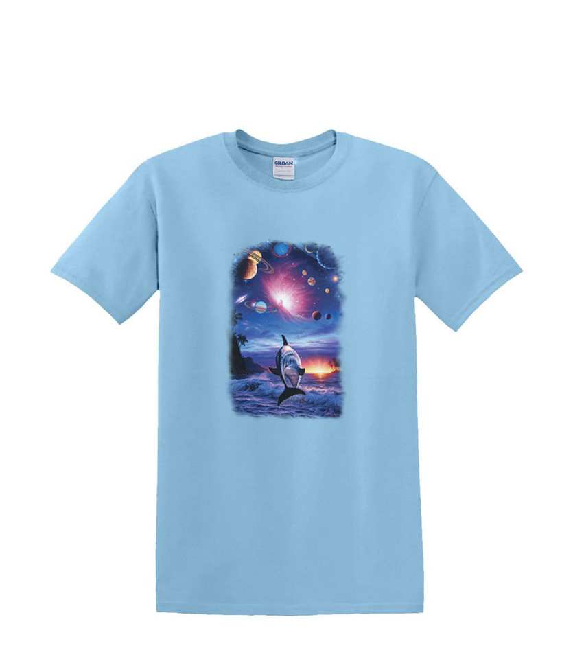DOLPHIN ETERNITY COSMOS T-SHIRT