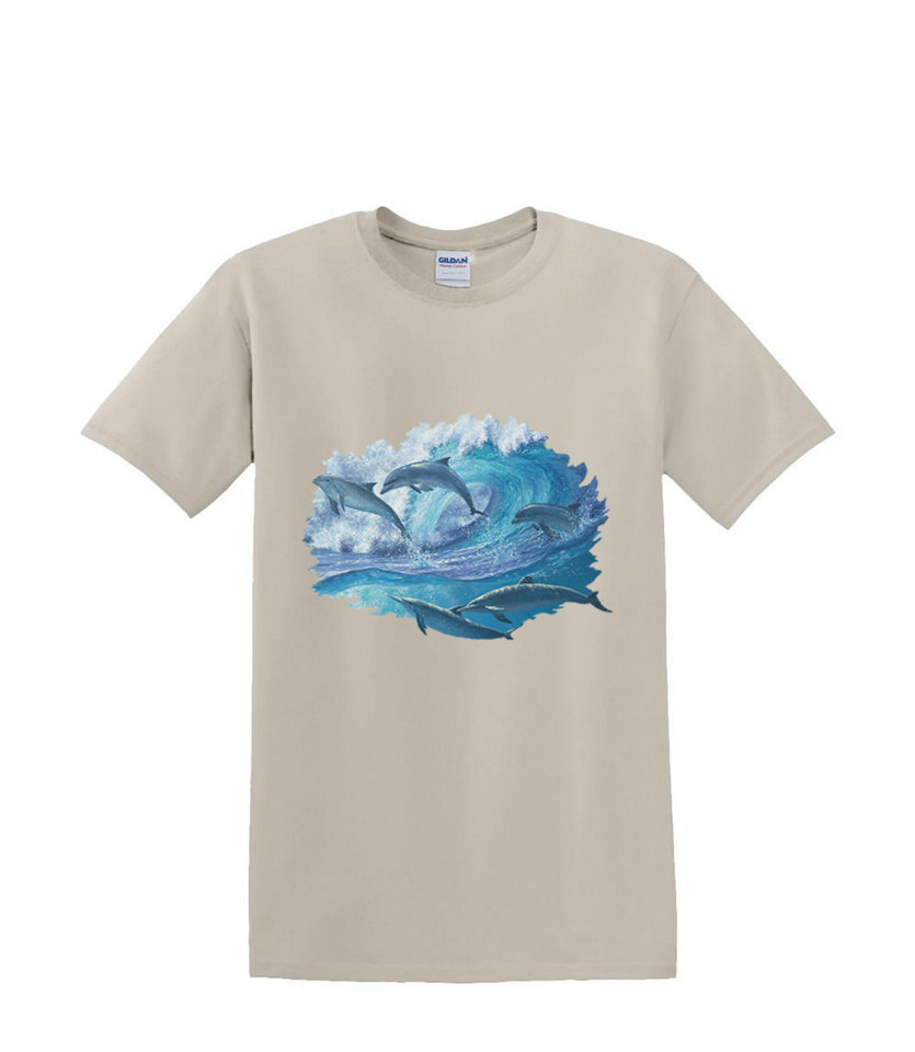 DOLPHIN KEEP ON SWIMMING T-SHIRT