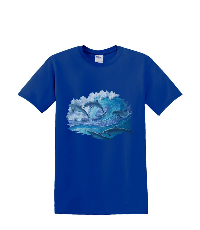 DOLPHIN KEEP ON SWIMMING T-SHIRT