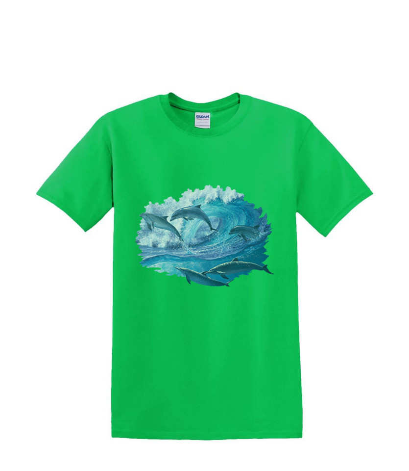 DOLPHIN KEEP ON SWIMMING T-SHIRT
