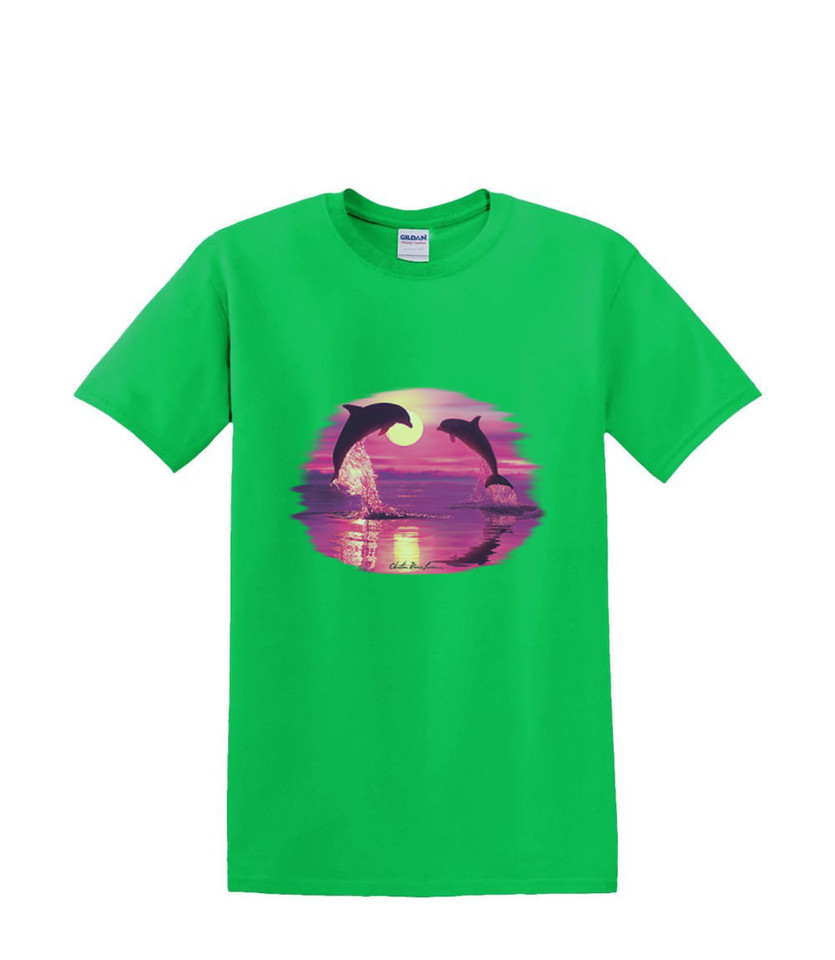 DOLPHIN LOVER SILHOUETTE T-SHIRT
