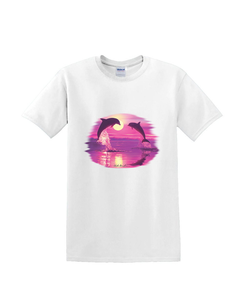 DOLPHIN LOVER SILHOUETTE T-SHIRT