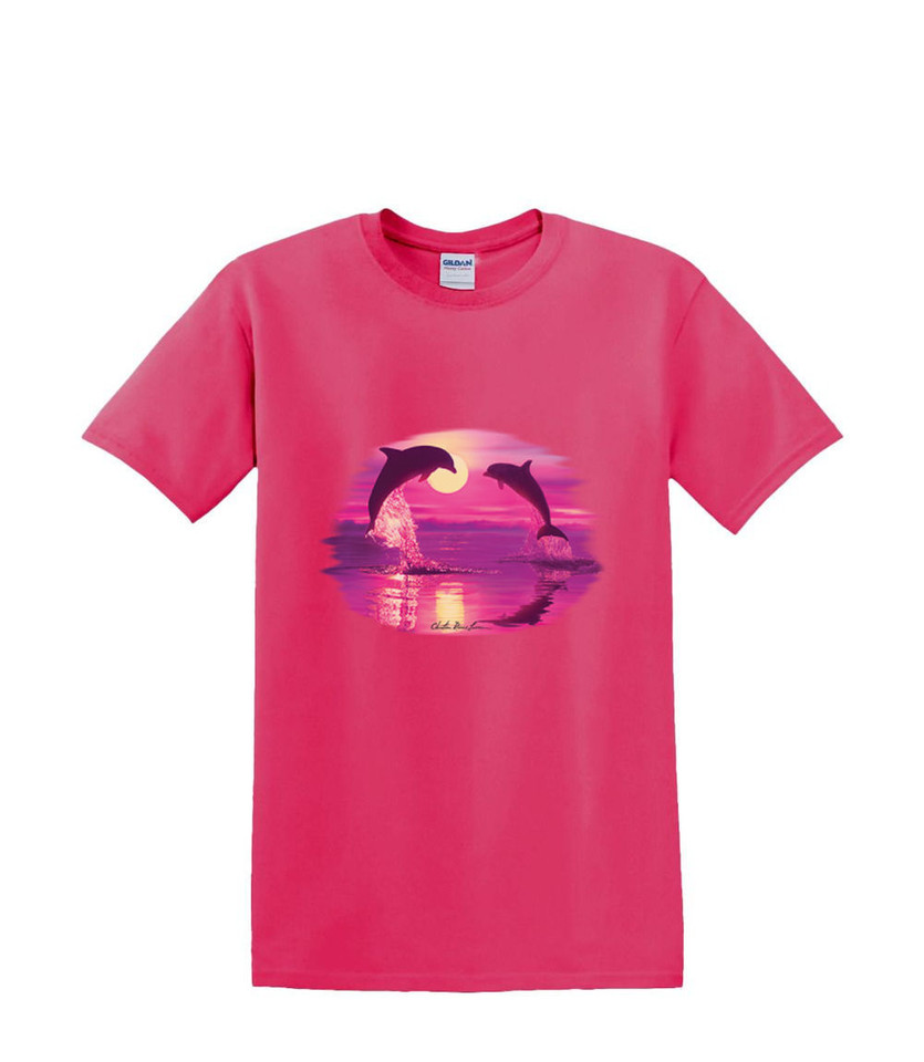 DOLPHIN LOVER SILHOUETTE T-SHIRT