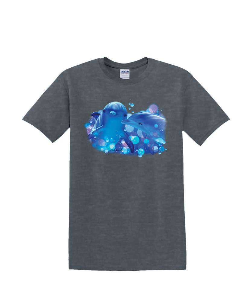 KISSING DOLPHONS T-SHIRT