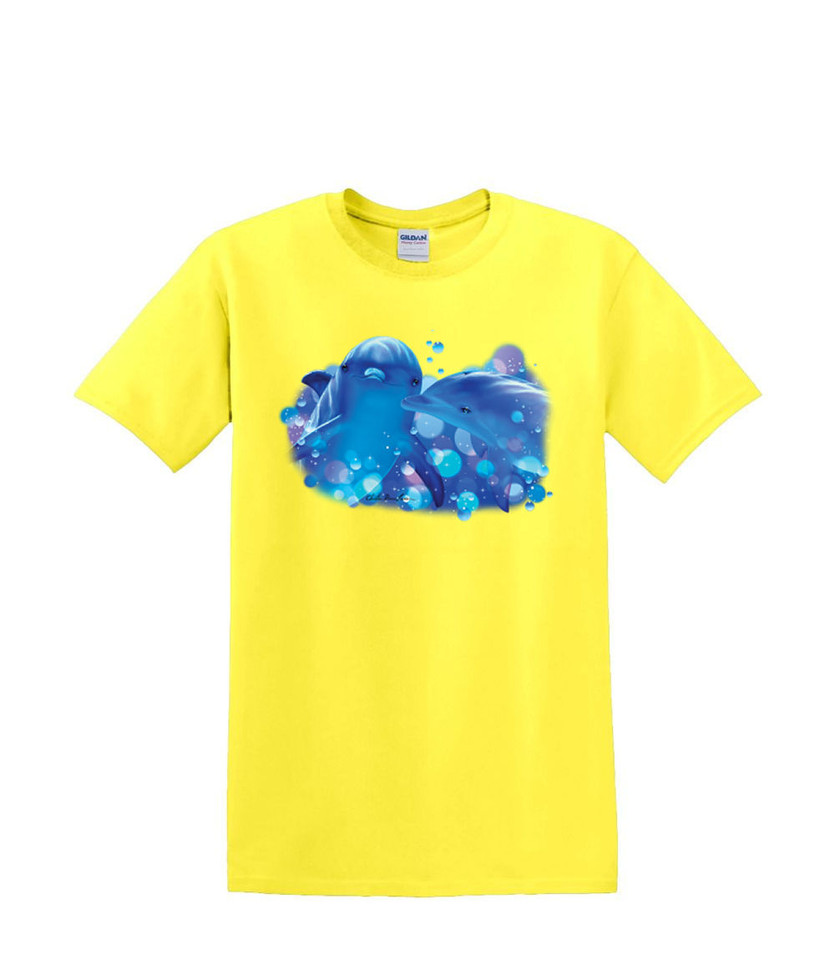 KISSING DOLPHONS T-SHIRT