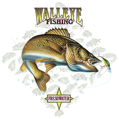 WALLEYE DIAMOND T-SHIRT