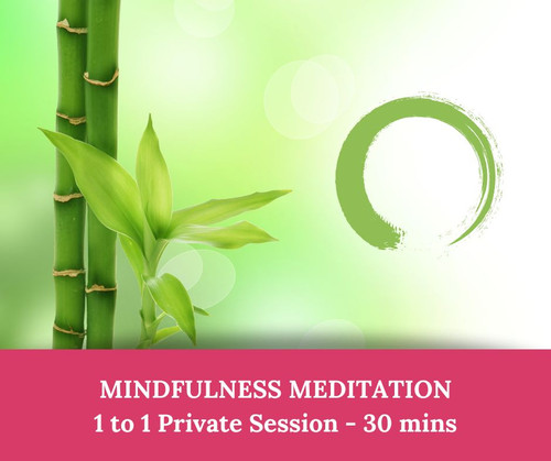 One to One Mindfulness Meditation session held on Zoom