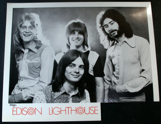 Edison Lighthouse Photograph Original Promotion Circa Early 70s front