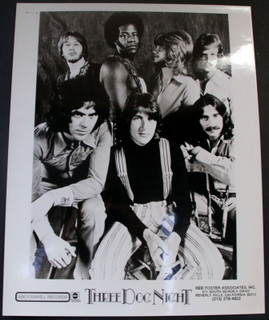 Three Dog Night Press Release Official Vintage ABC Duhill Records October 1970 Front