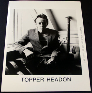 The Clash Topper Headon Photograph Original Vintage Promo June 1985 Front