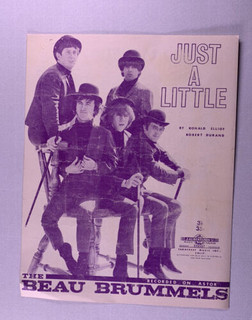 The Beau Brummels Sheet Music Original Just A Little Australia NZ only 1965 front