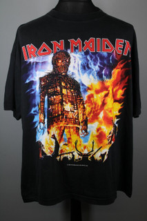 Iron Maiden Shirt Official Metal 2000 European Tour 2000 front