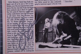 Rainbow Ritchie Blackmore Signed Joe Lynn Turner Magazine Page front