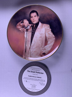 Freddie Mercury Queen Plate Ltd Ed Danbury Mint Box with COA The Great Pretender front