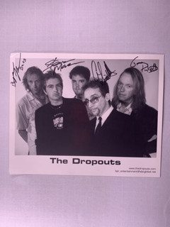 The Dropouts Signed x 4 Photo Original  Promo Circa Mid 2010's Front