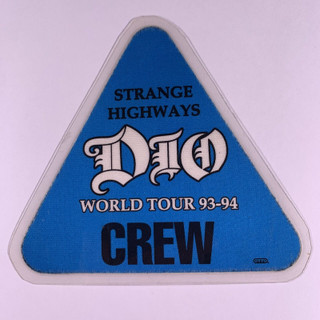 Dio Pass Ticket Original Used Strange Highways World Tour 1993-94 front