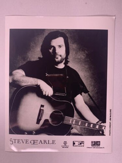 Steve Earle Photo Vintage Official E Squared Promo Circa Early 2000s Front