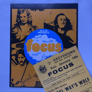 Focus Programme + Flyer Original 1973 Front