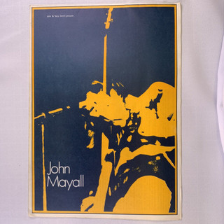 John Mayall Program Original UK Tour 1970 Front