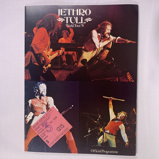 Jethro Tull Programme + Ticket Original Heavy Horses Tour Hammersmith 1978 Front