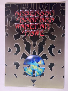 Yes Anderson Bruford Wakeman Howe ABWH Program An Evening of Yes Music 1989 front