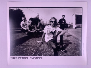 That Petrol Emotion Undertones Photo John O'Neil Vintage Promo Circa Late 1980s front