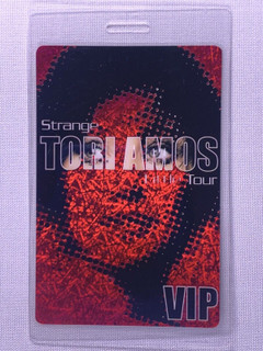 Tori Amos Pass Ticket Original Strange Little Tour 2001 Front