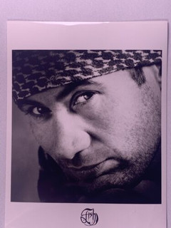 Marillion Fish Photo Vintage Official Black and White 8.5 x 6.5 Promo Circa 1990 front