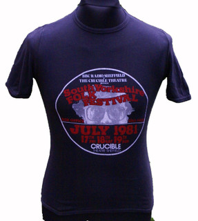 Mike Harding Shirt Vintage South Yorkshire Folk Festival 1981 front