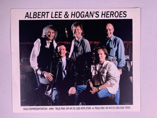 Albert lee and Hogans Heroes Photo Vintage Circa Mid 1990s front