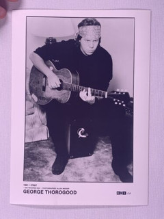 George Thorogood Photo Vintage Official EMI Records USA Promo 1991 front