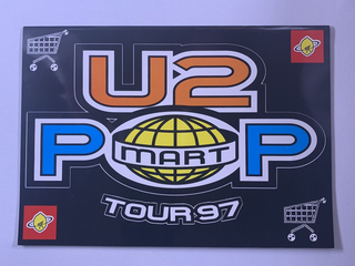 U2 Bono Edge Concert Programme Unofficial Popmart  European Tour 1997 front