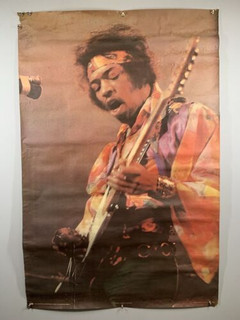 Jimi Hendrix Poster Original Vintage Pace International 1970 front