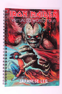 Iron Maiden Itinerary Original Vintage Virtual XI World Tour Japanese Leg 1998 front