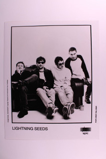 Lightning Seeds Photo Original Epic Promo Circa Mid 90's front