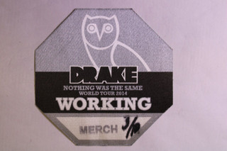 Drake Pass Nothing Was The Same World Tour 2014 front